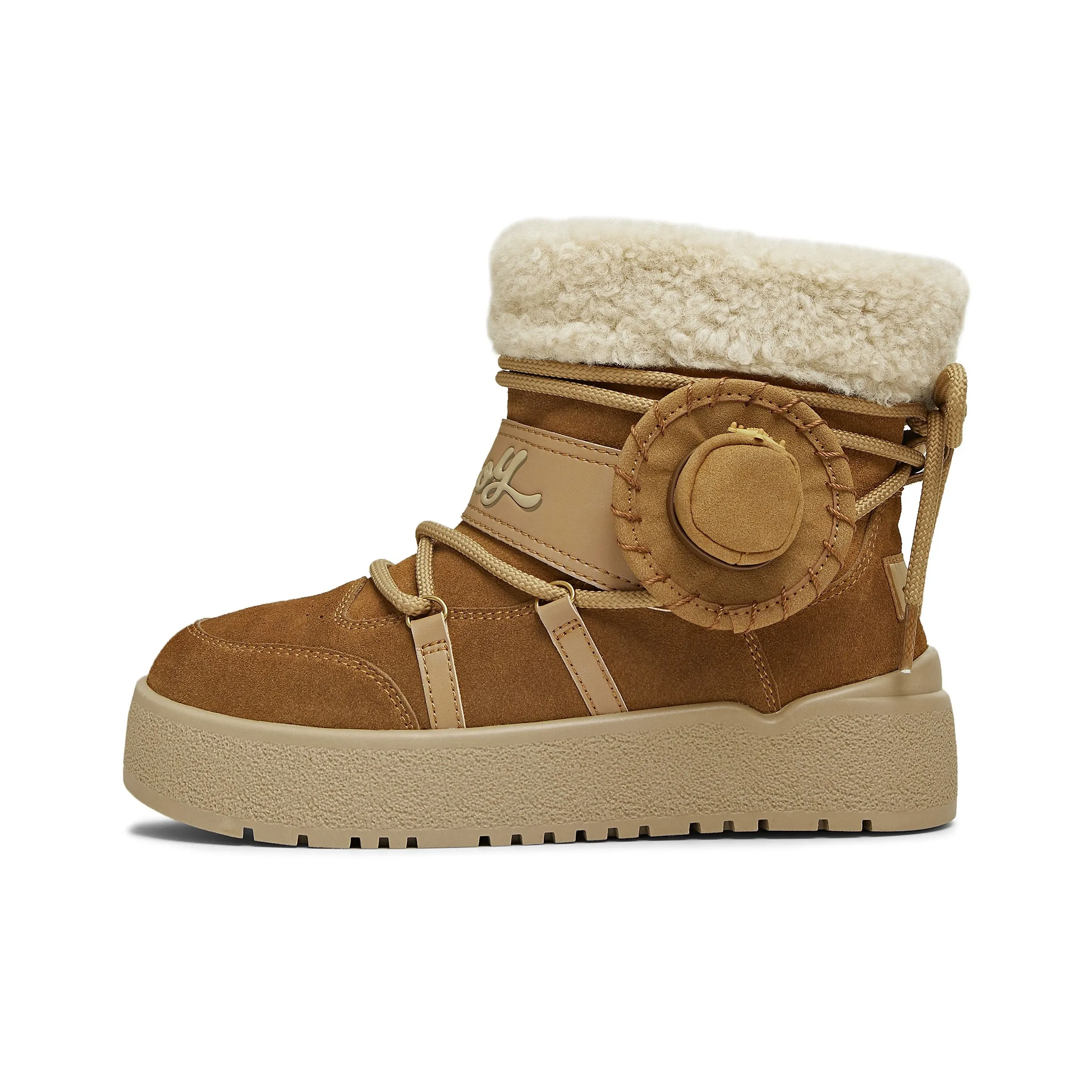 Disney x Teenmix Лотсо Плюшевый Латте Сноубутсы Женские