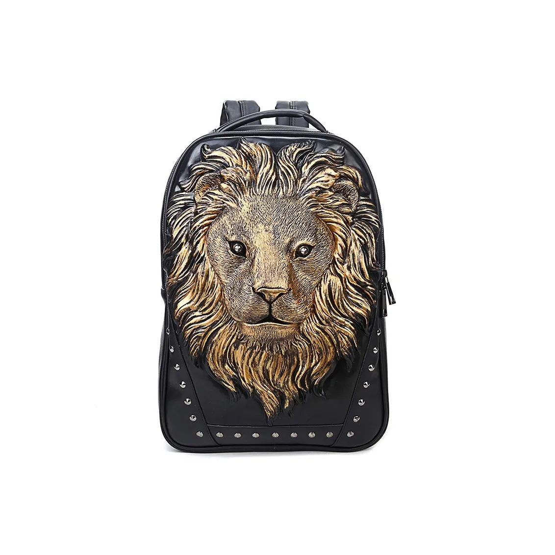 Ha Luxury ПУ (полиуретан) Дорожный рюкзак Унисекс Черный Золото Серебряный