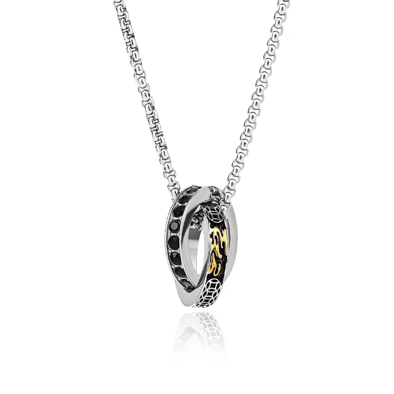 MAGICPOLE Ожерелья из титанового сплава для мужчин