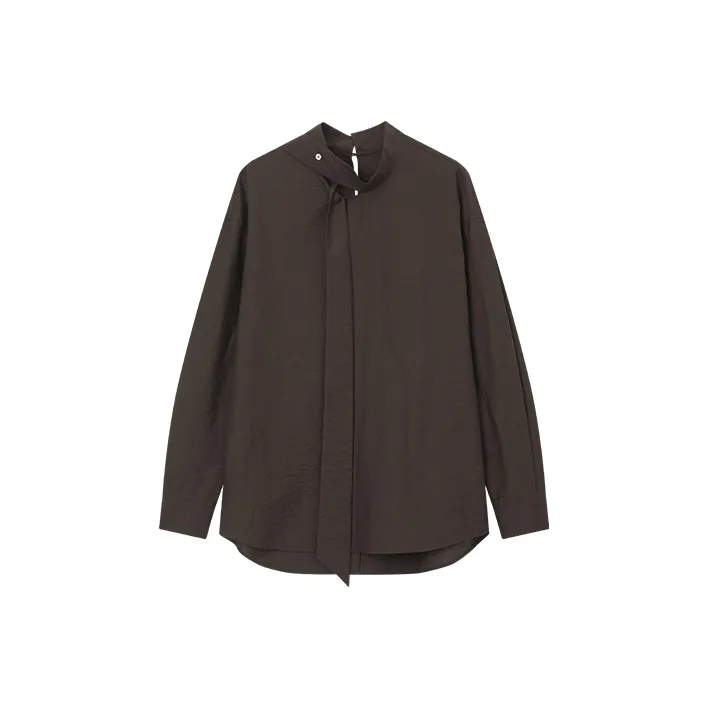 THE SEA LIFE Темная бабочка коричневый женские рубашки