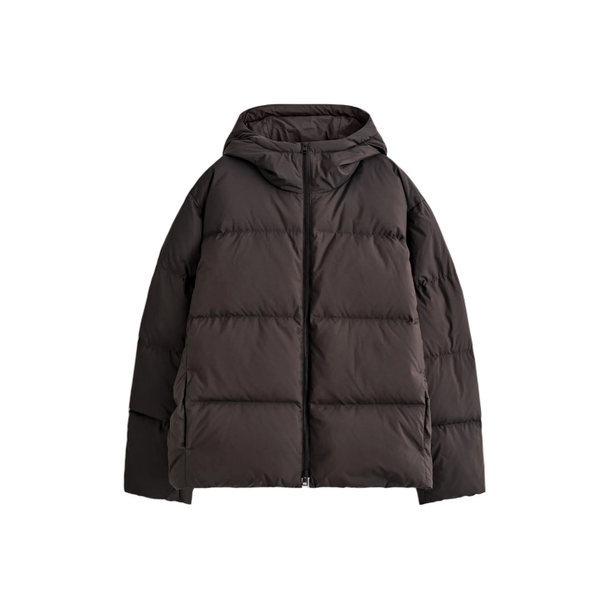 COS Темно-коричневый Мужской Пуховик
