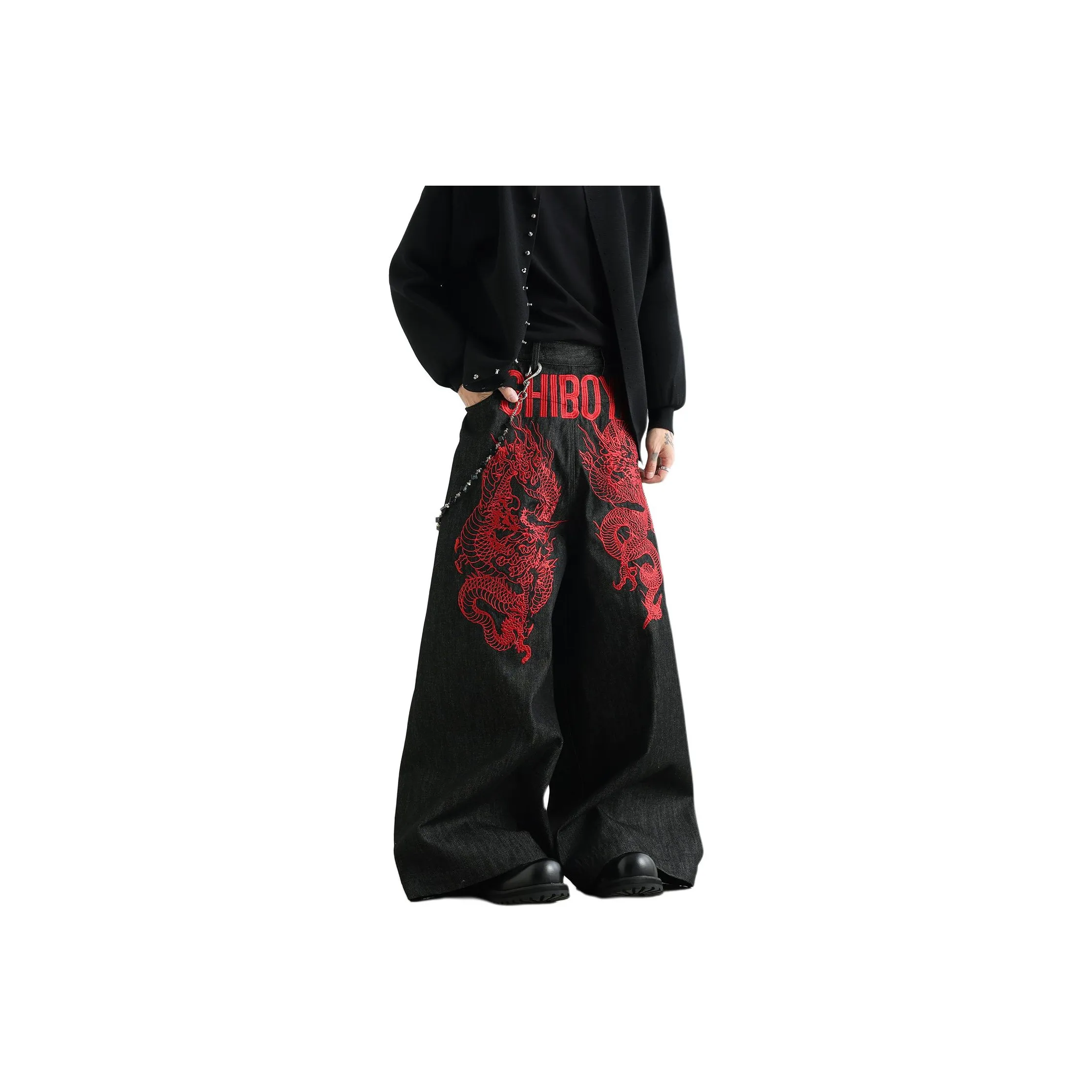 FRLMK Черные Мужские Джинсы