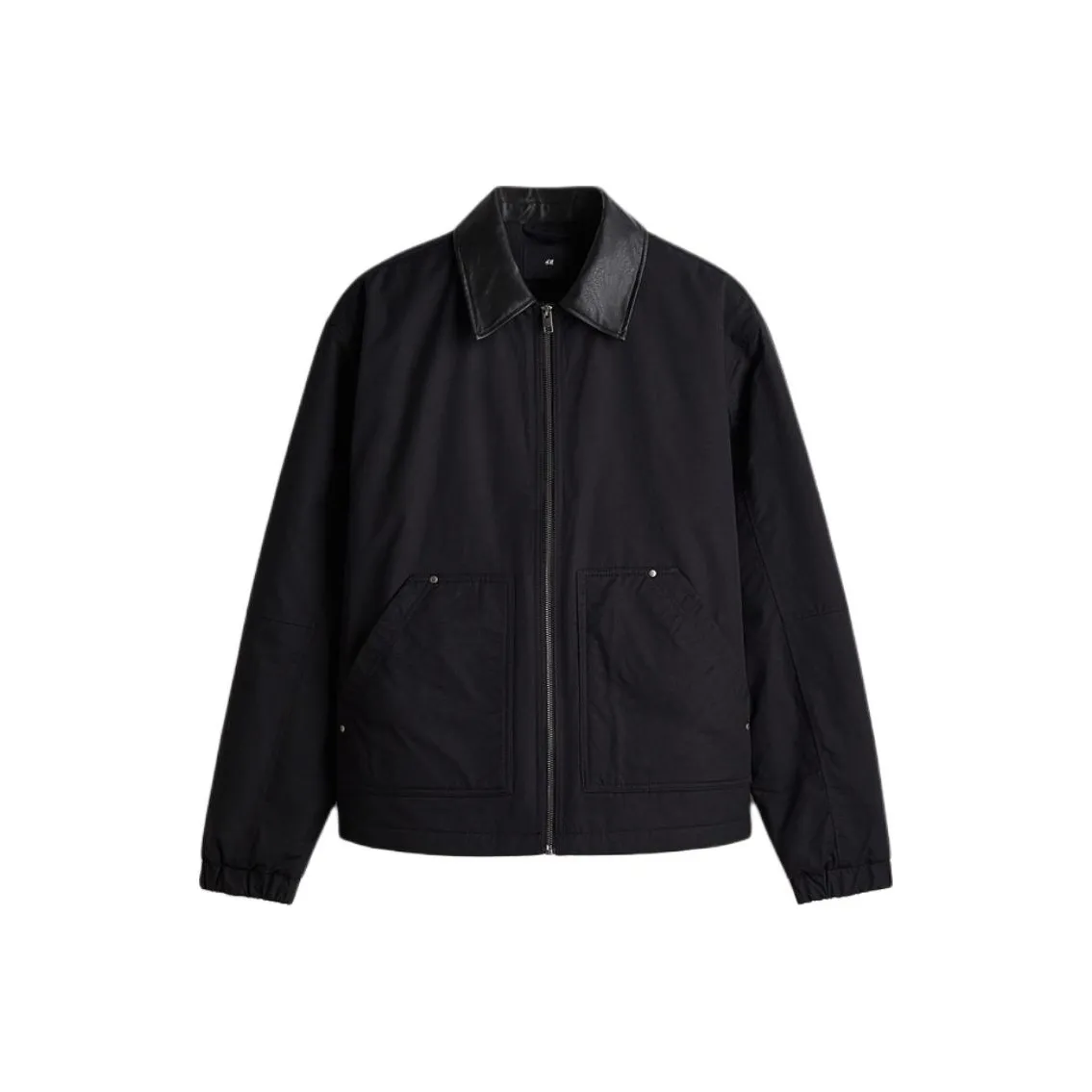 H M Темно-синий Мужской Пуховик