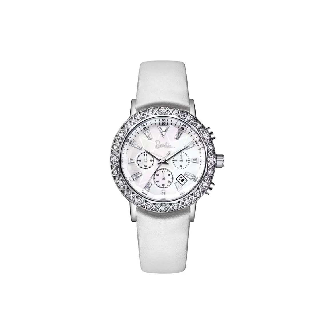 Барби TIDE Collection Кварцевый механизм Естественная кожа Ремешок Часы Женские Многоцветный циферблат