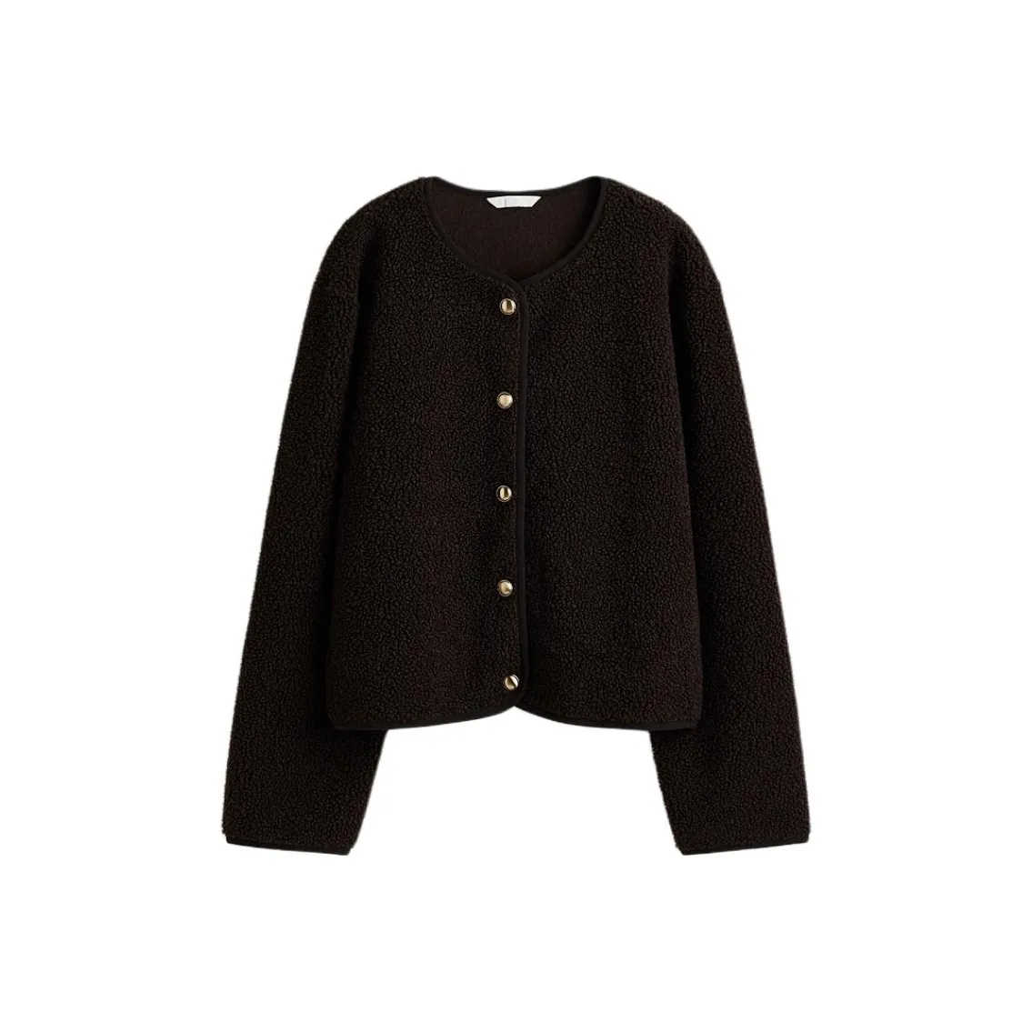 H M Темно-коричневые женские бархатные куртки