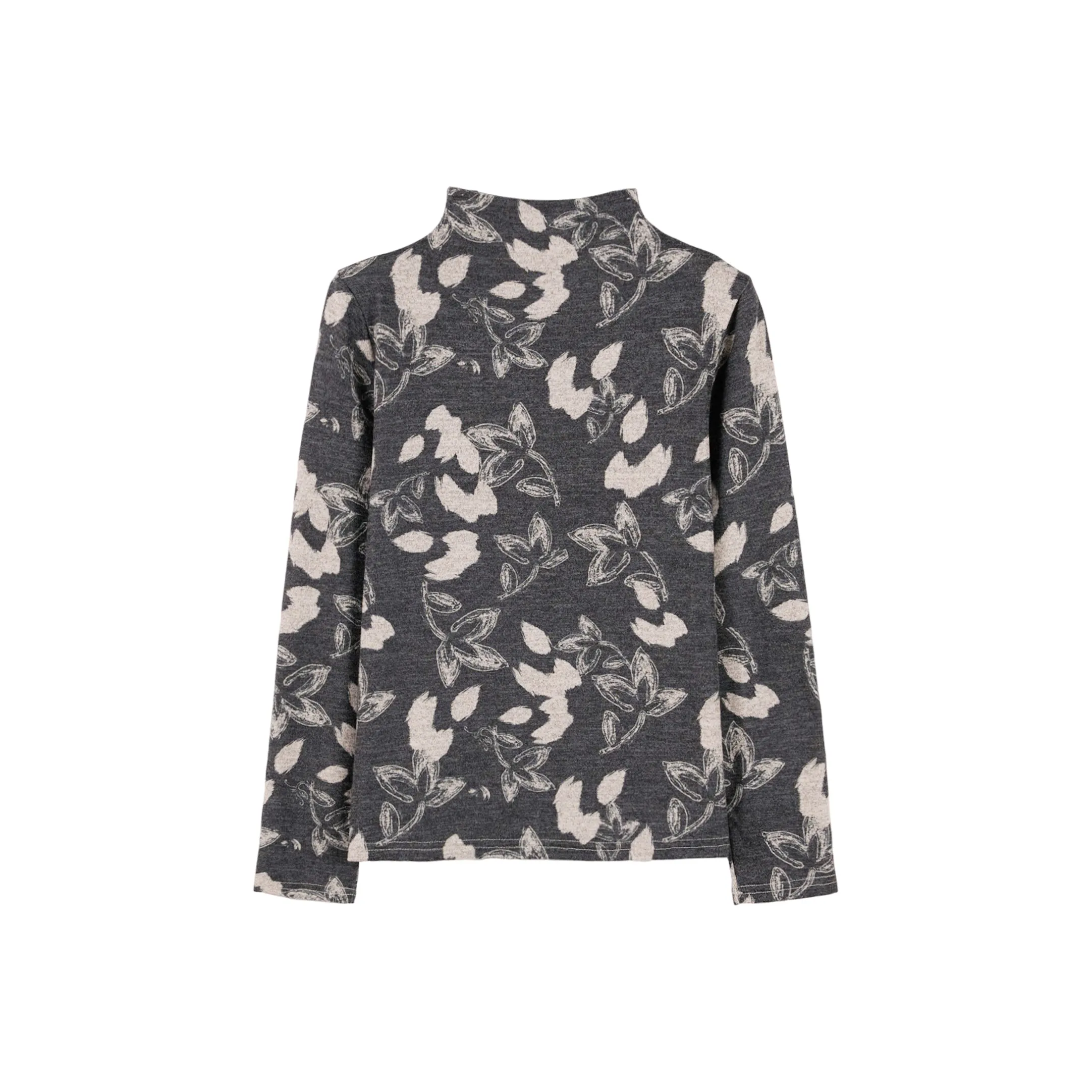 TOUCH T Рубашка Женская Серо-бежевого оттенка Hue