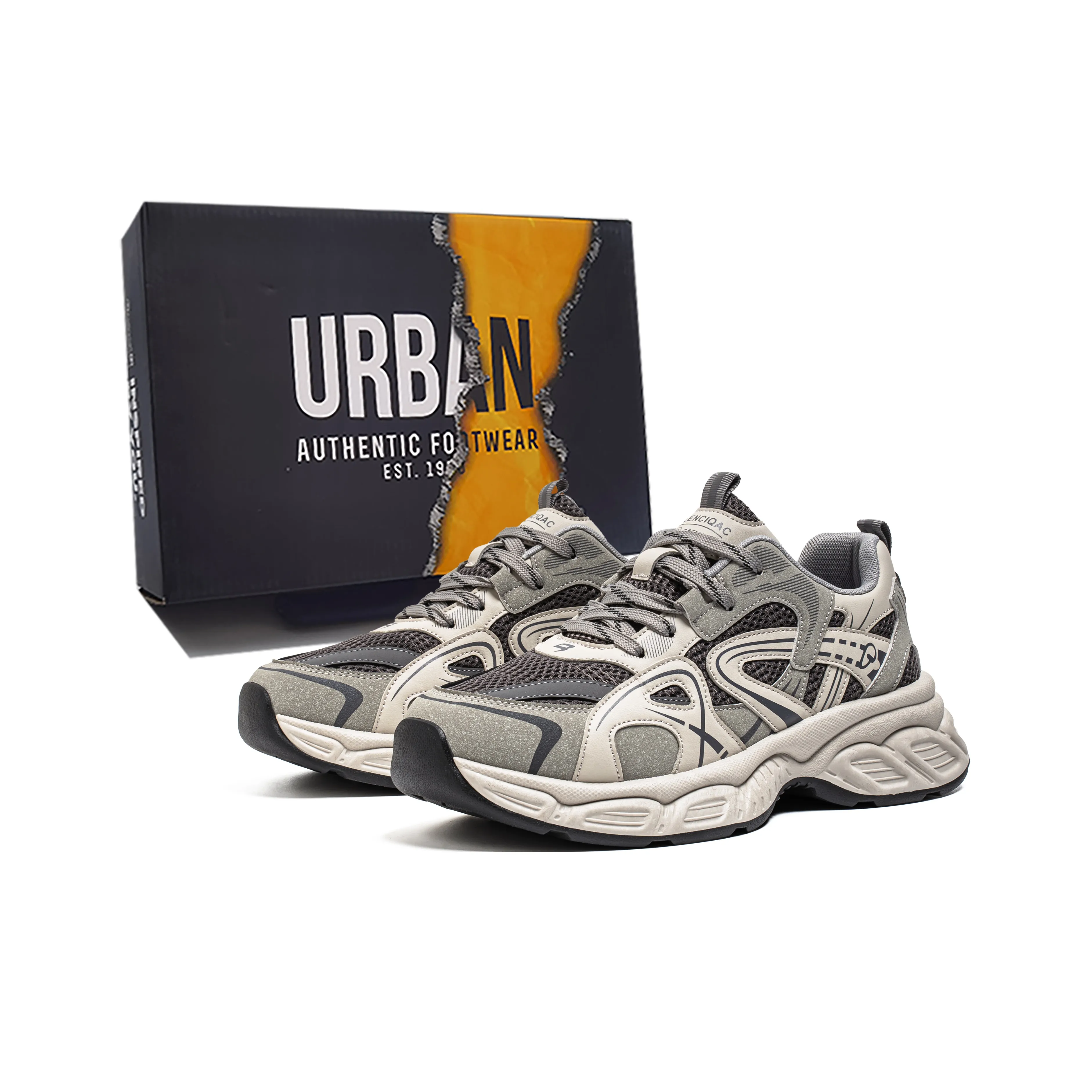 URBAN AUTHENTIC Высота Увеличивающие Износостойкие Легкие Противоскользящие Низкие Топ Кроссовки Мужские