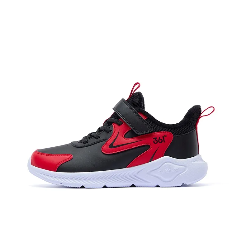 361°KIDS Водоотталкивающий противоскользящий устойчивый к истиранию детская хлопковая обувь черного и красного цвета зимний стиль позиционирование для подростков