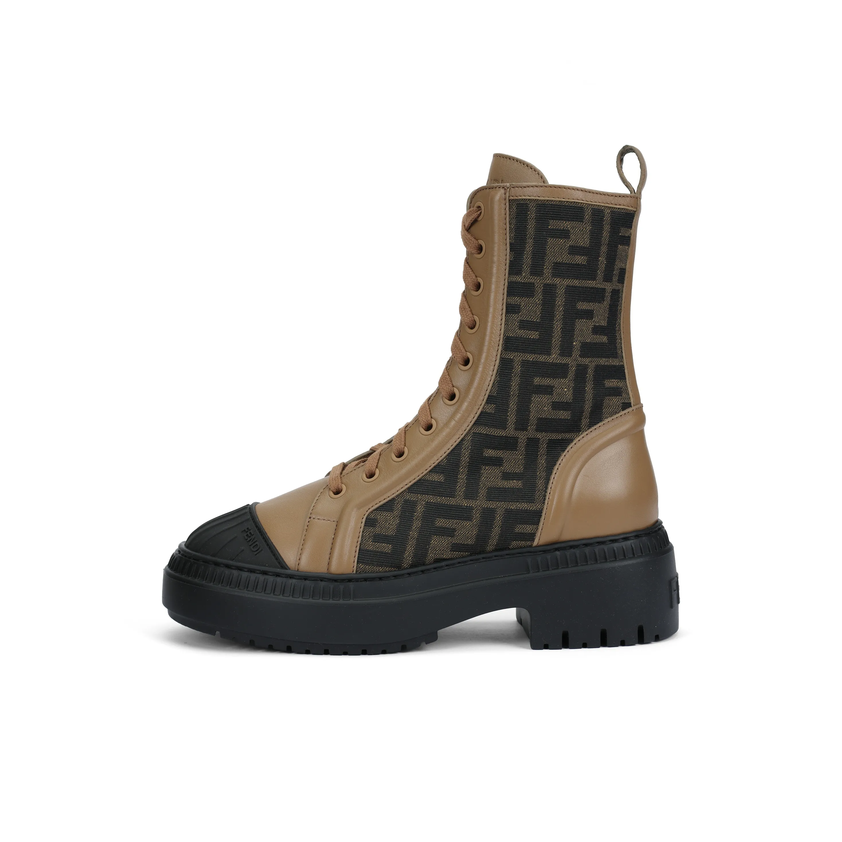 FENDI Domino Martin Boots Women's Light Umber