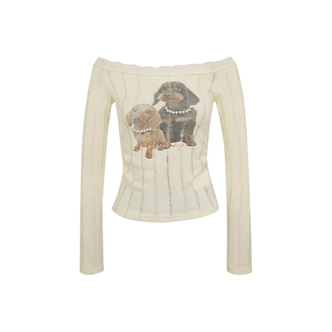 Nathania Светло-желтые Женские T-рубашки