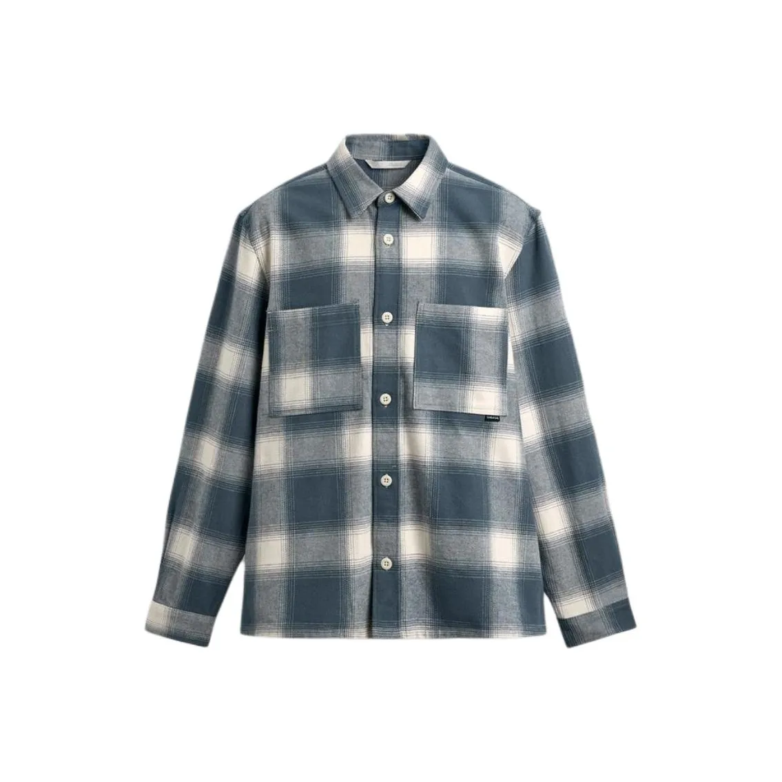 ZARA Синие Белые Мужские Рубашки