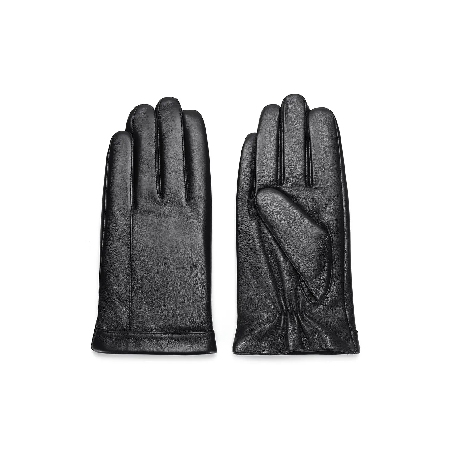 PIERRE CARDIN Sheepskin Goat Leather Gloves Men's
