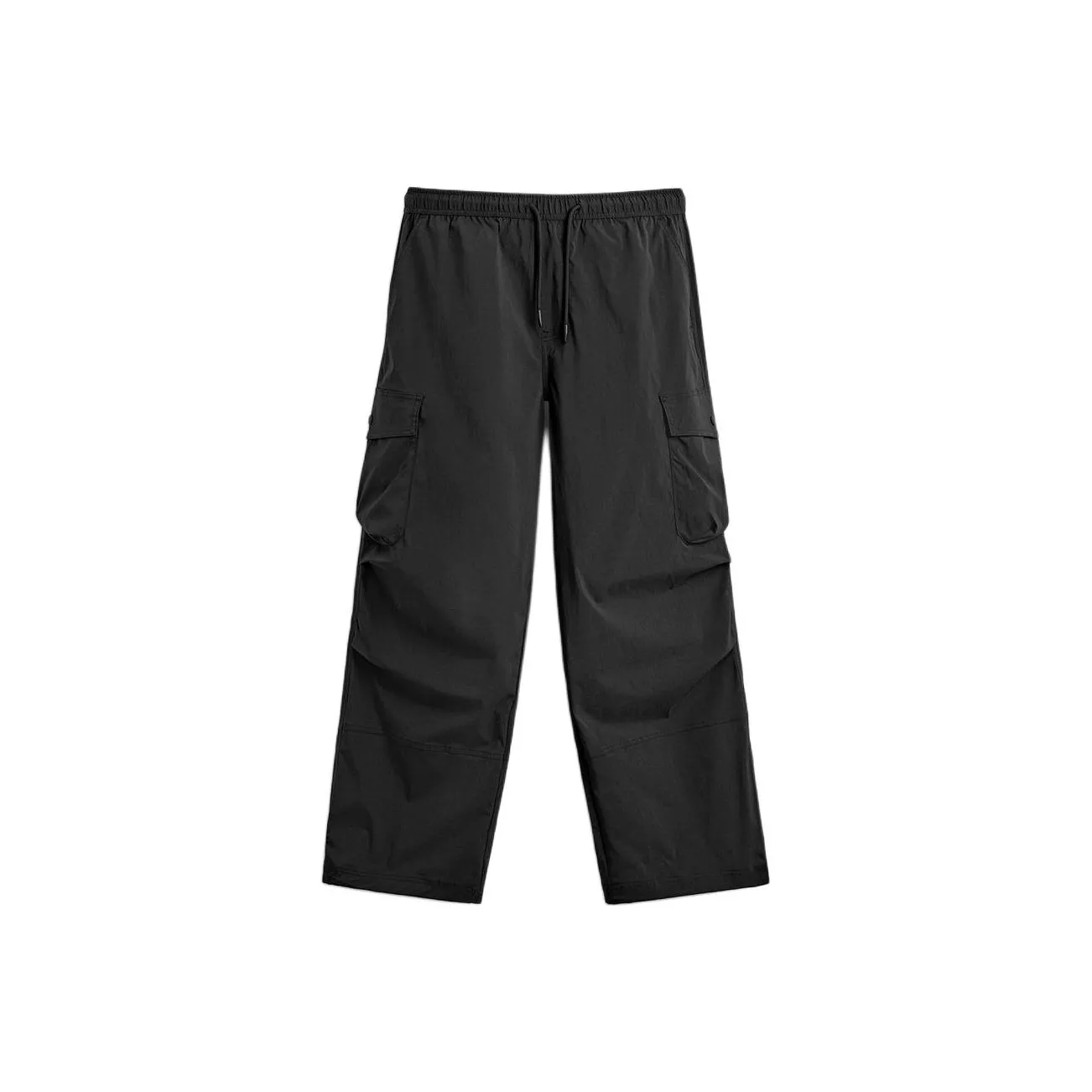 ZARA Мужские карго-брюки черного цвета