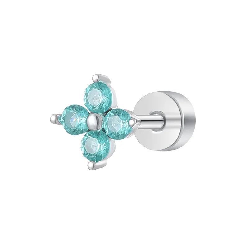 MISS XIA JWY Титановые стальные серьги-гвоздики унисекс