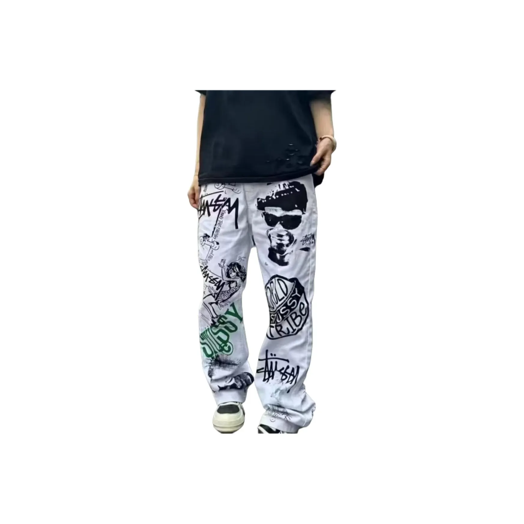 NRXX Белый Мужской Джинсы