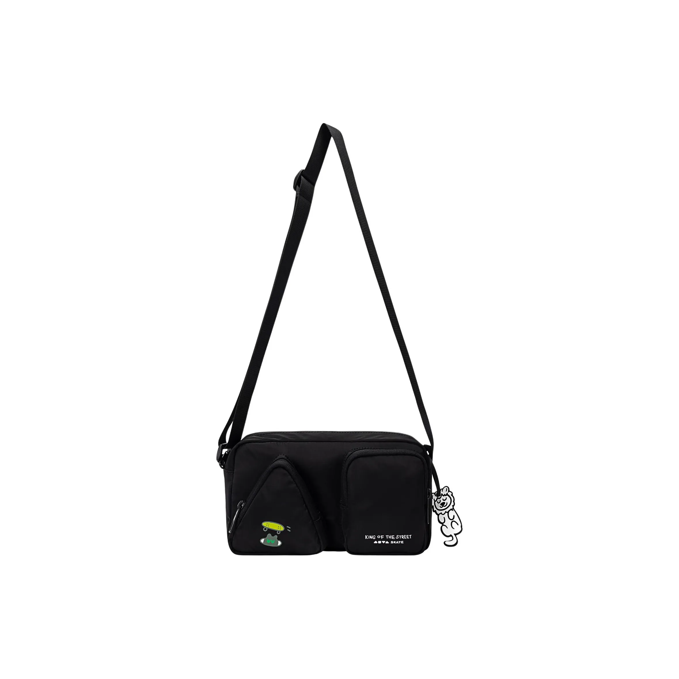 ANTA Ткань Сумка через плечо Средняя Унисекс Основной черный