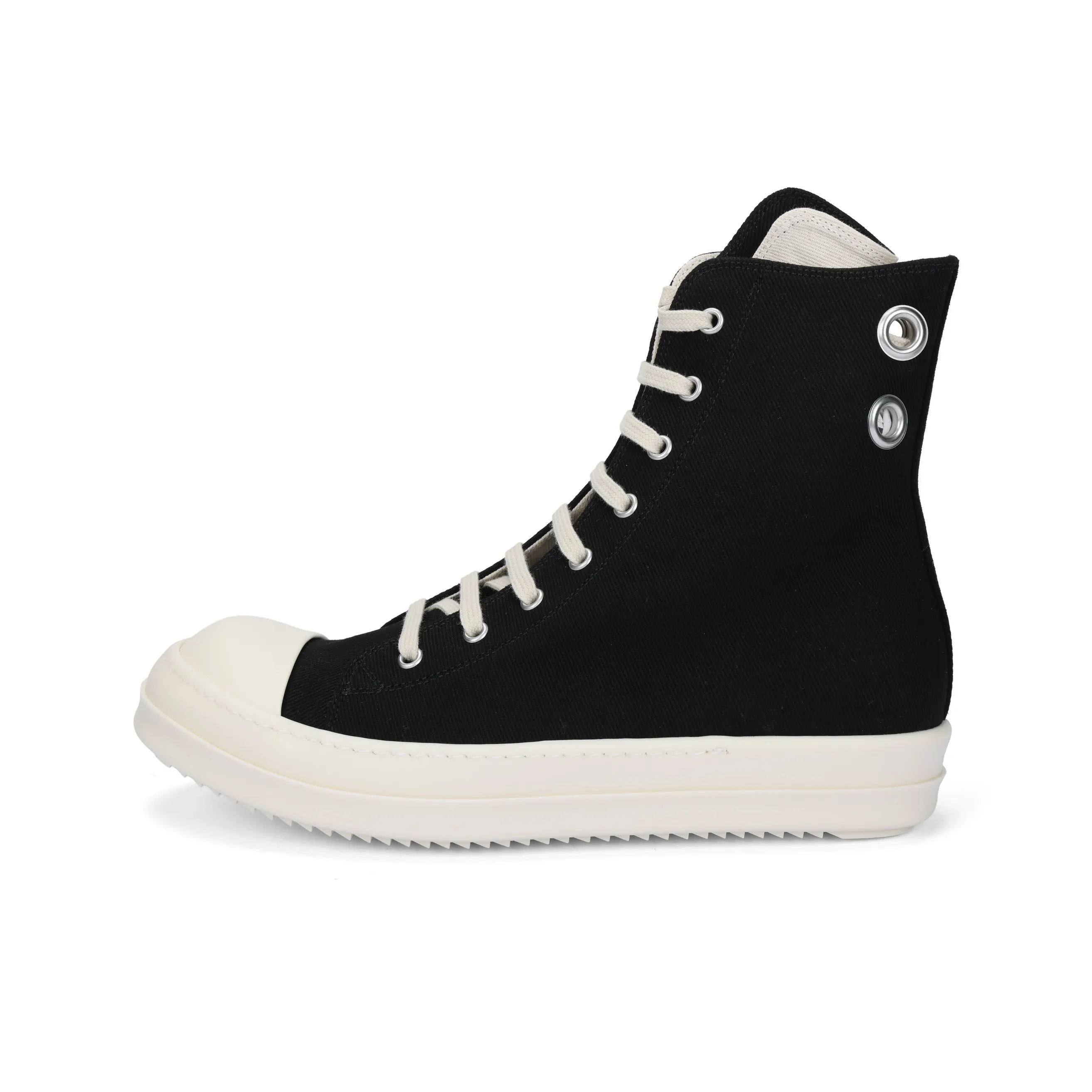 RICK OWENS Canvas Shoes Men High Top
