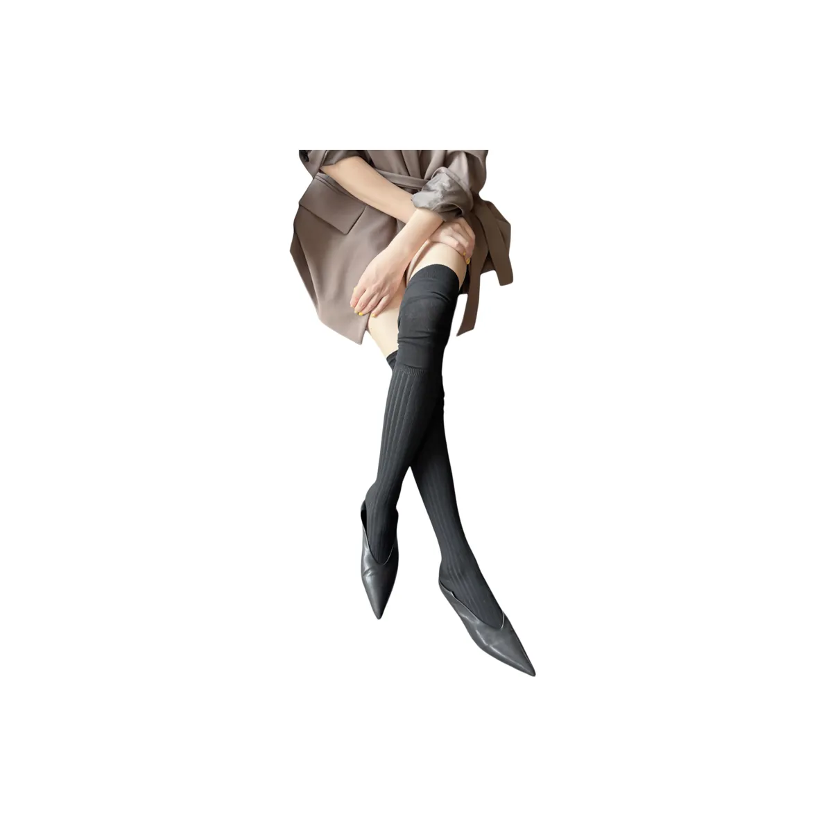 FAVMARTHA Носки для бедра высокого подъема Женские