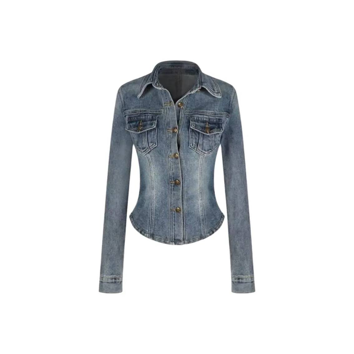 HAPG Винтажный синий Оригинальный High quality Женские Куртки