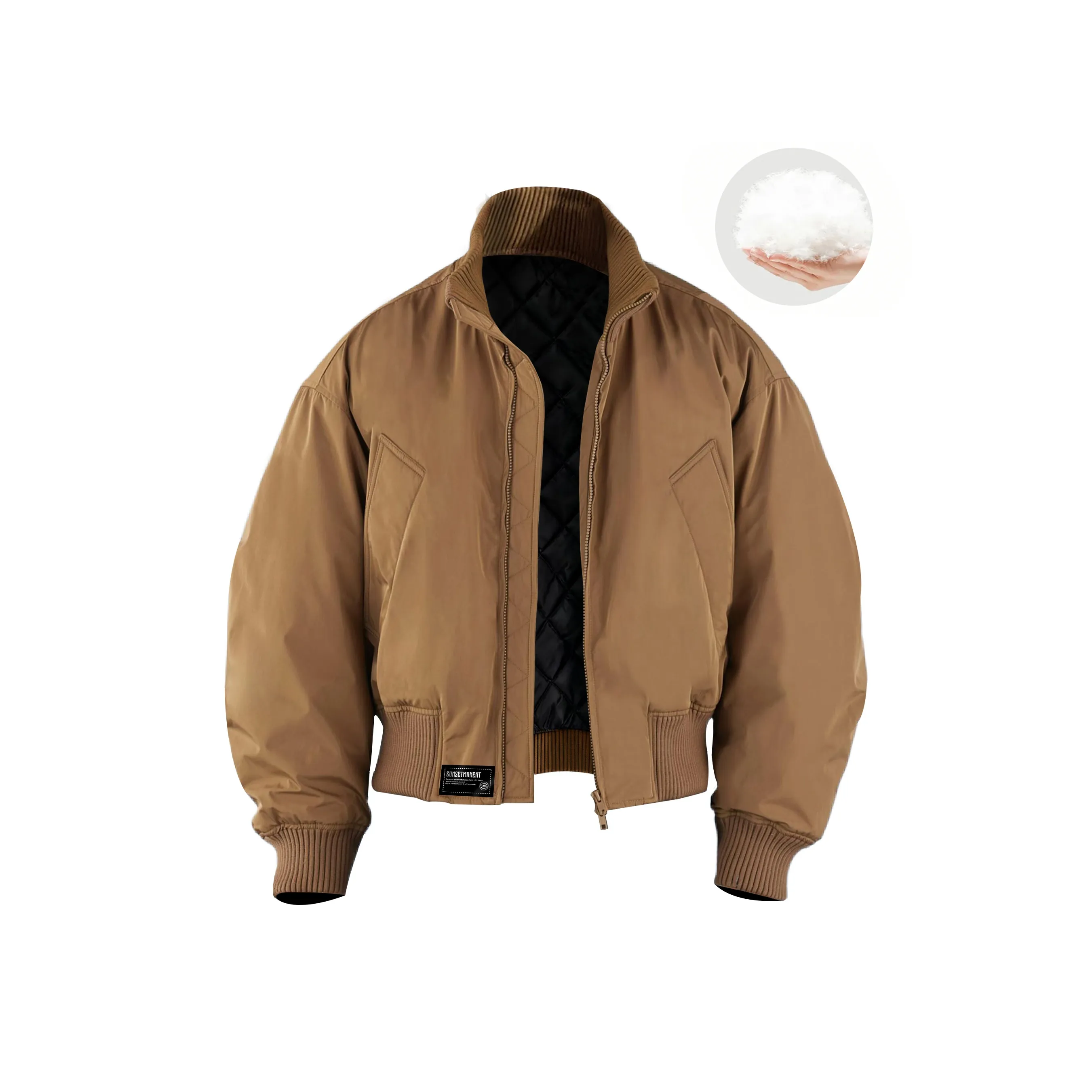 SUNSETMONENT Хлопковый пуховик унисекс