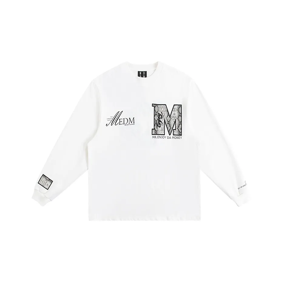 MR.ENJOYDA MONEY Белая унисекс футболка