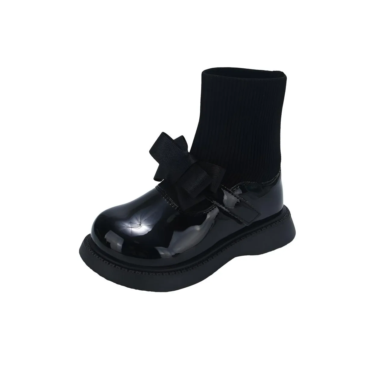 Rindu Устойчивые к истиранию противоскользящие детские кожаные сапоги для детей 3-7 лет