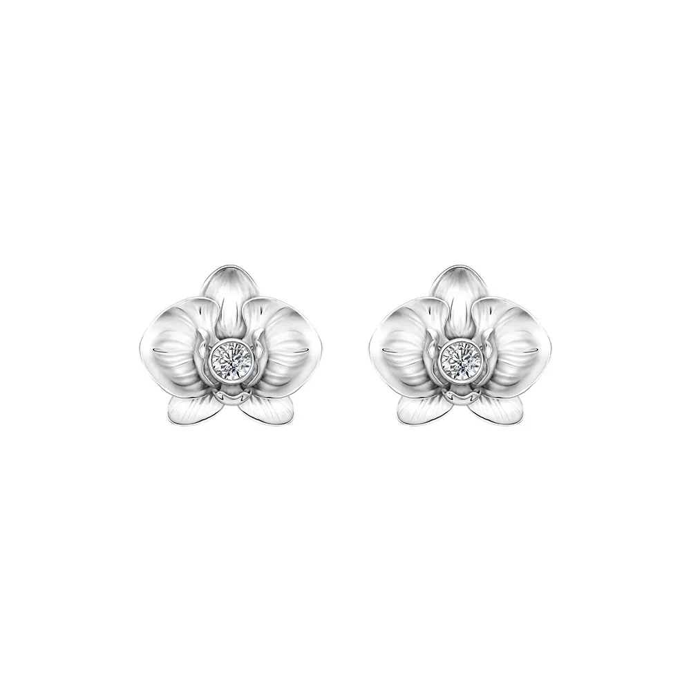 MACE MAVA Белое золото с покрытием медные серьги-гвоздики женские