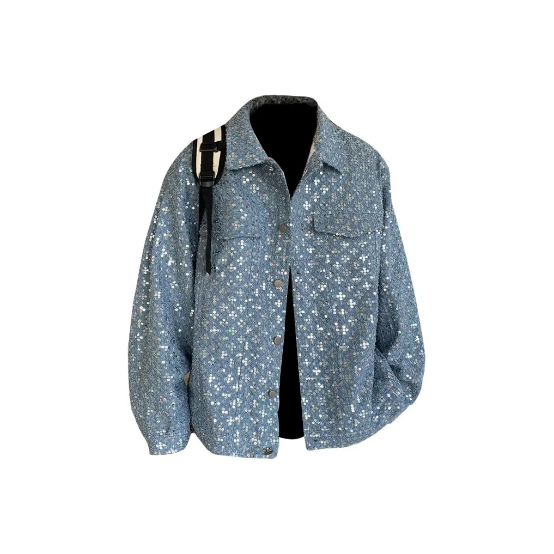 JIMI JONS Светло-синие унисекс джинсовые куртки