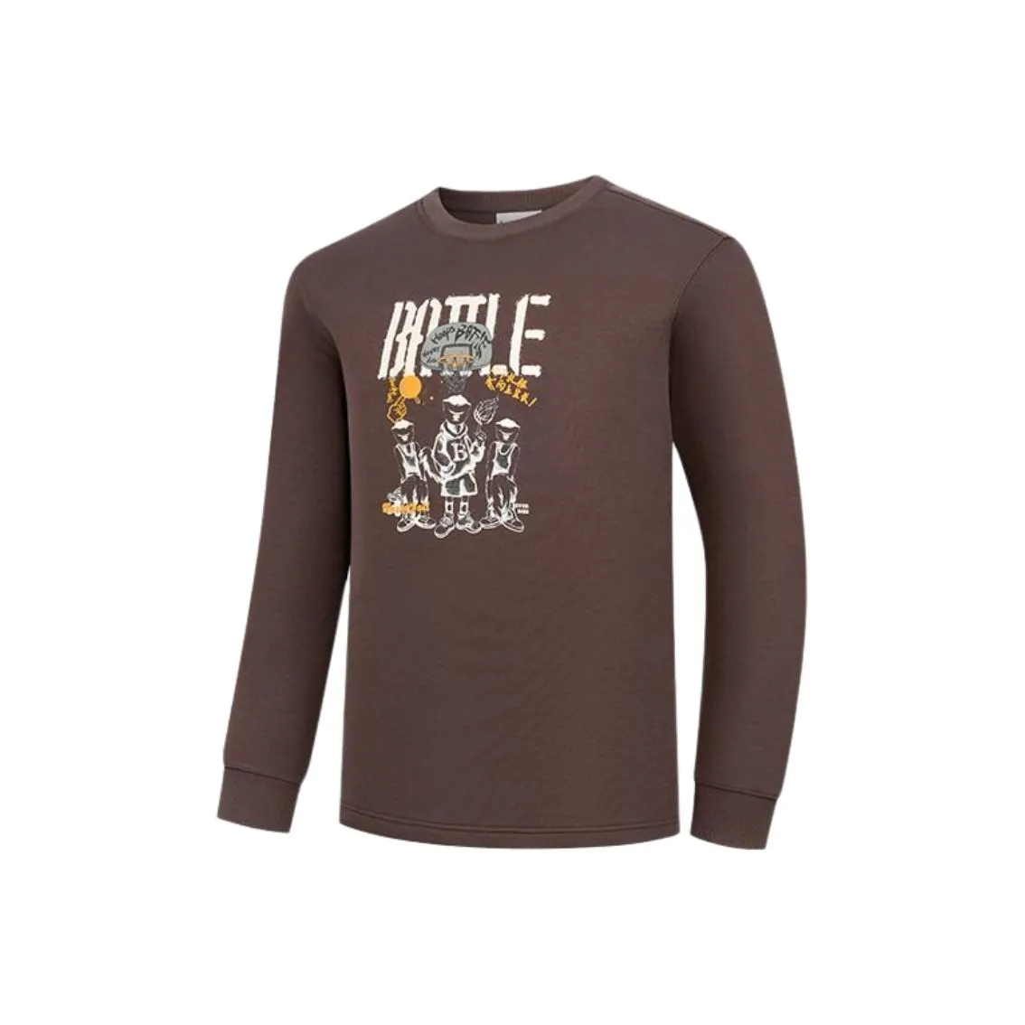 QIAODAN Барочный коричневый Мужские Свитшоты