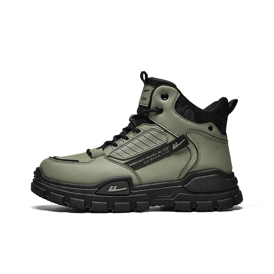 Warrior Martin Boot Мужской Армейский Зеленый Черный