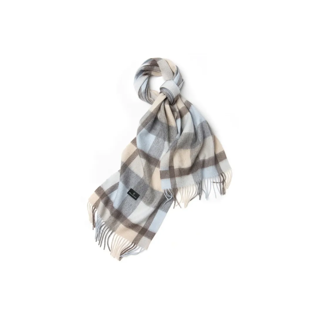 Maserati 100% овечья шерсть клетка теплый мягкий модный классический и унисекс элегантный повседневный