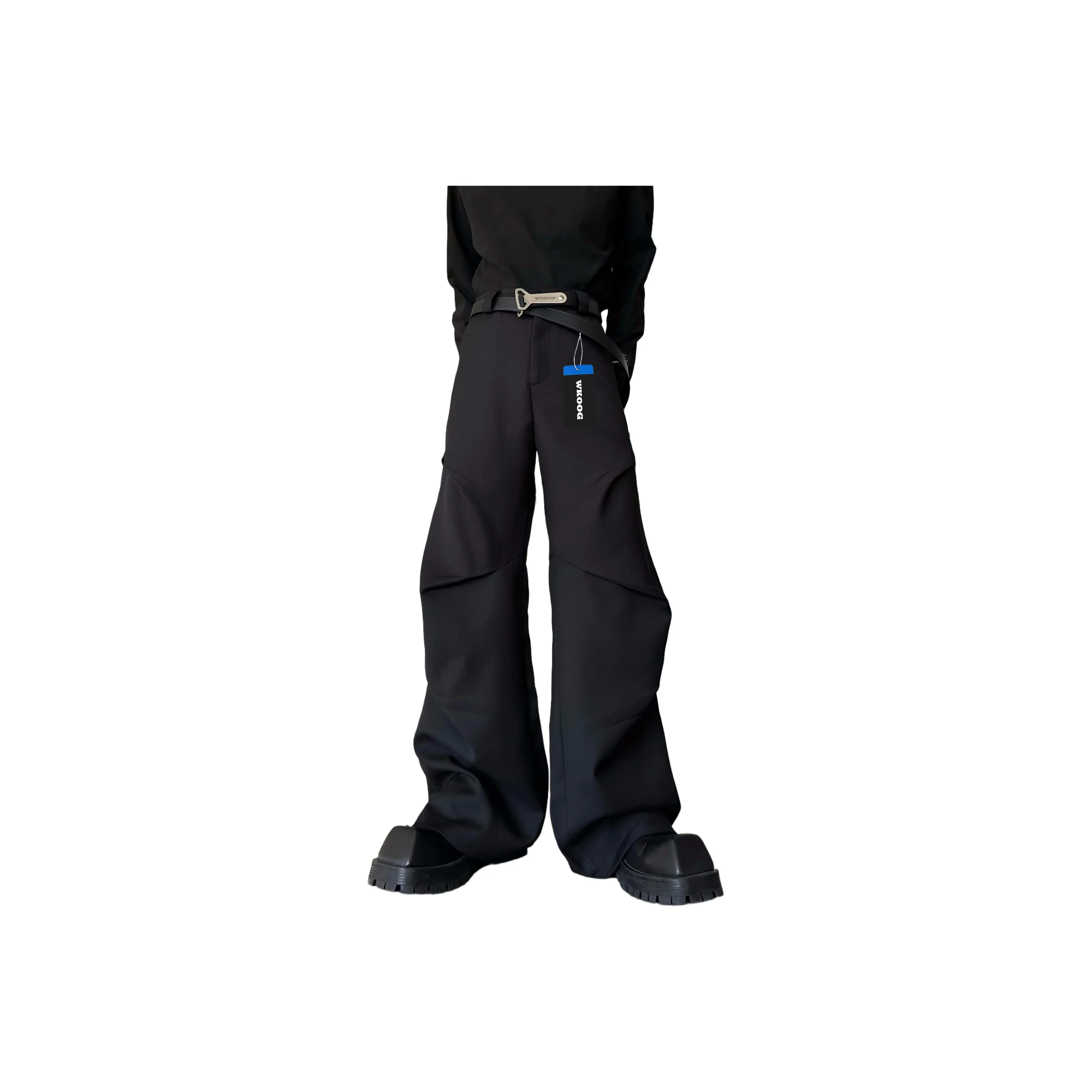 WKOOG Черные Унисекс Повседневные Штаны