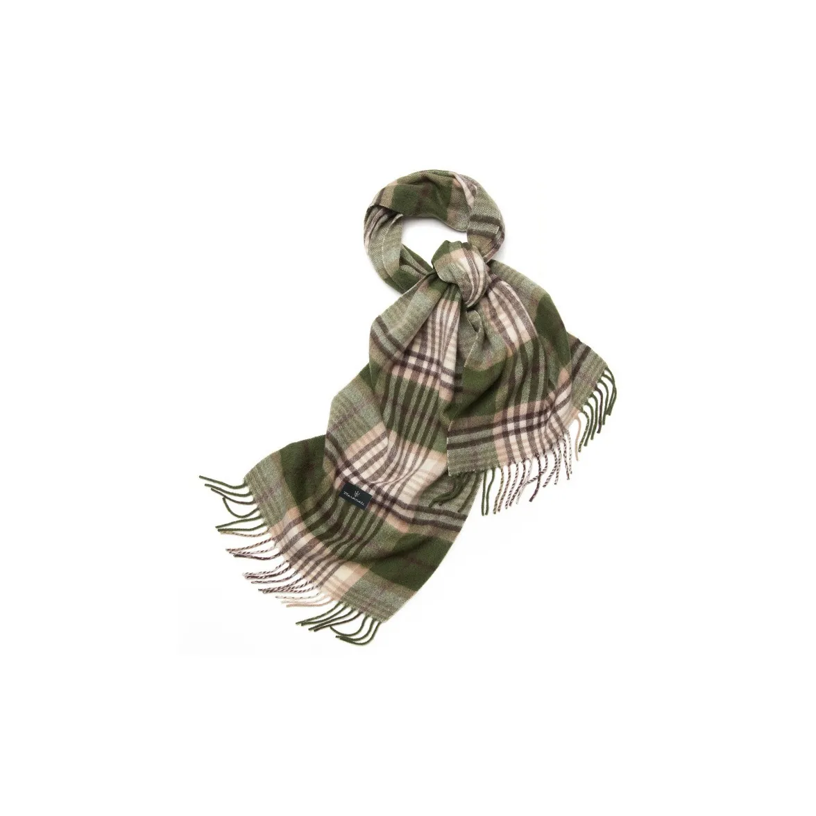 Maserati 100% овечья шерсть Шарф Роскошь Дизайн Клетка Многоцветный Универсальный Классический Мода Удобный Унисекс