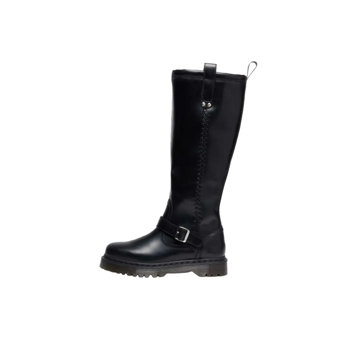 Dr.Martens ANISTONE KH Высокие сапоги на колено 3,5 см Женские Черные