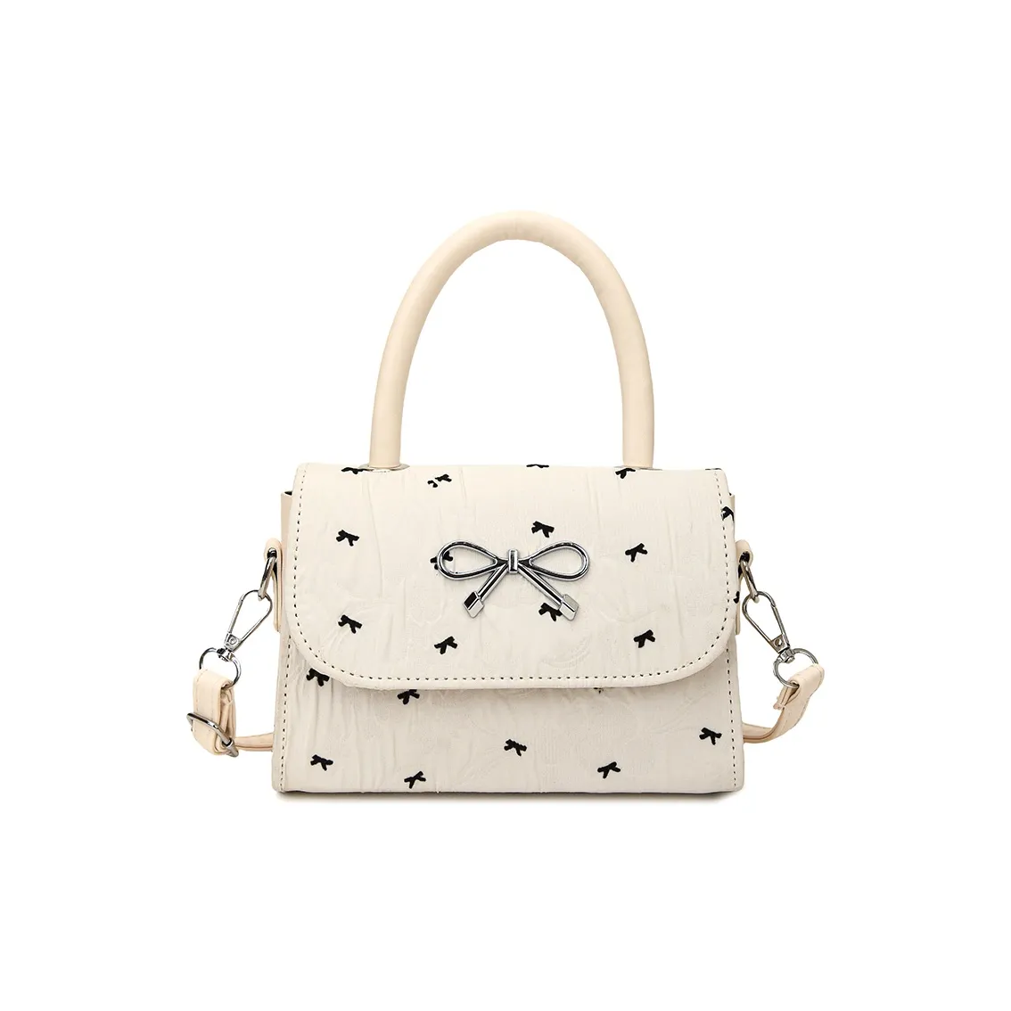 ORANGE BEAN Ткань Сумка Стандартная Женская Белая Розовая