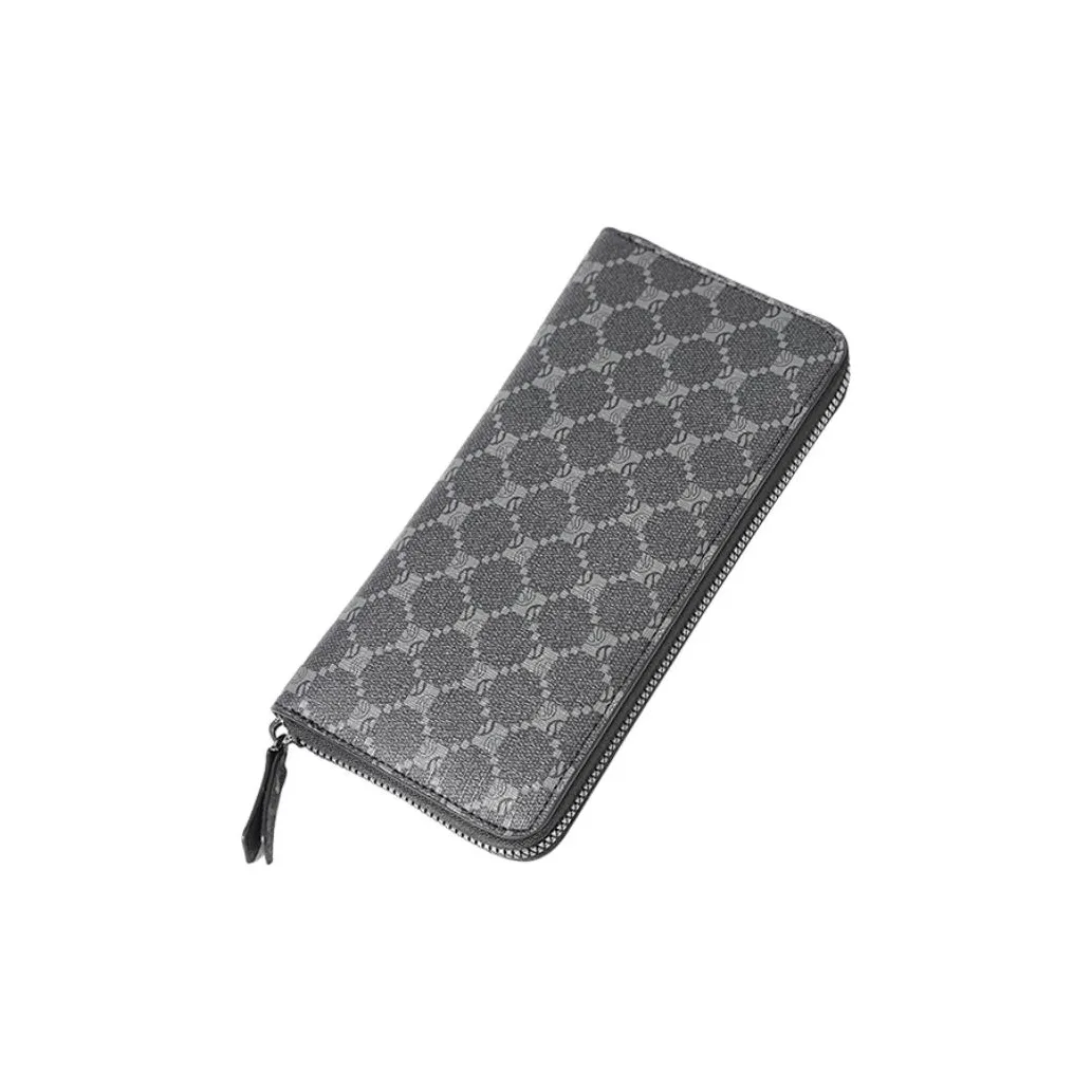 CARTELO PVC Клатч Кошелек Держатель для карт Кошелек Обычный Мужской Узор Черный Серый Хаки