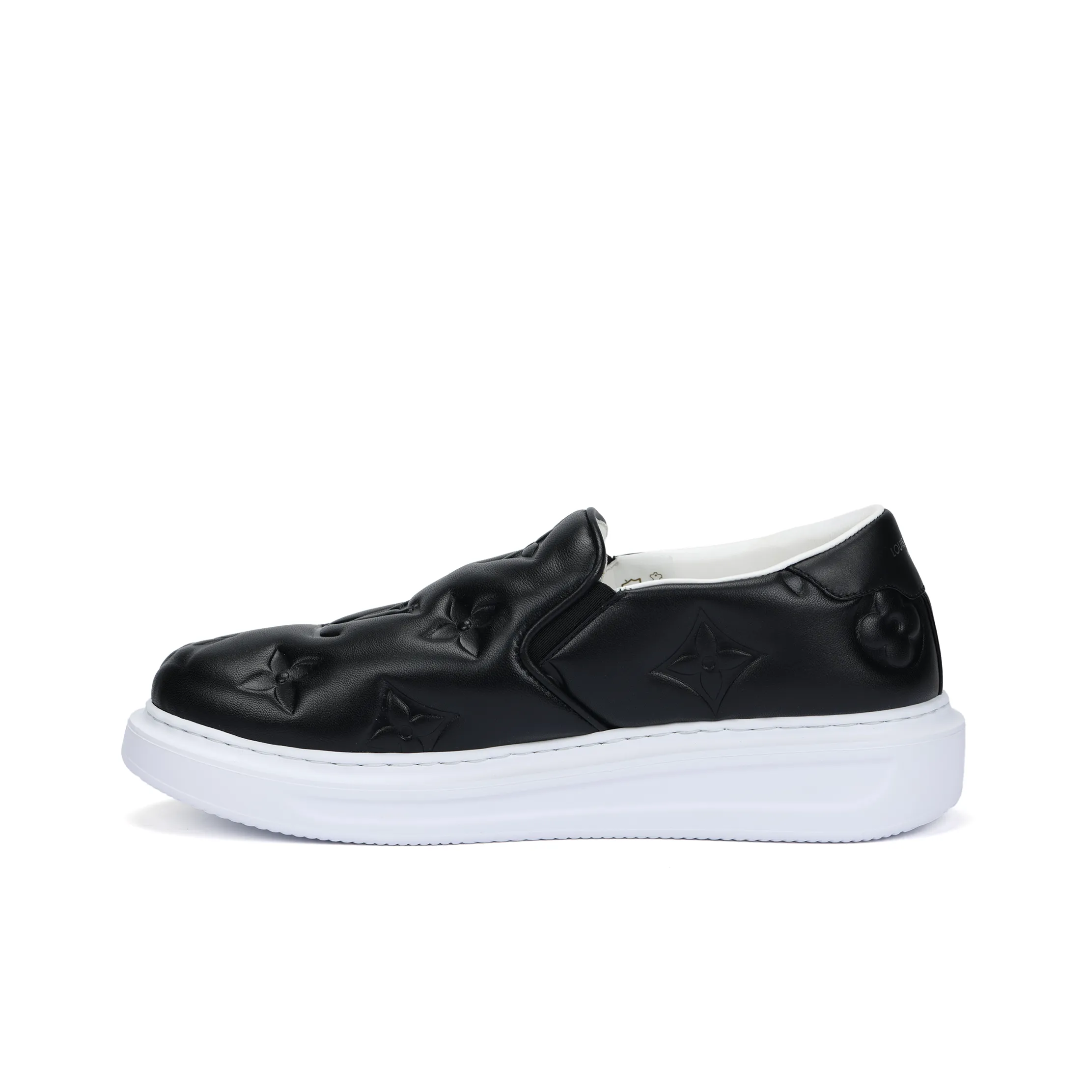 LOUIS VUITTON Beverly Hills Men's Casual Shoes Men Low Top Black