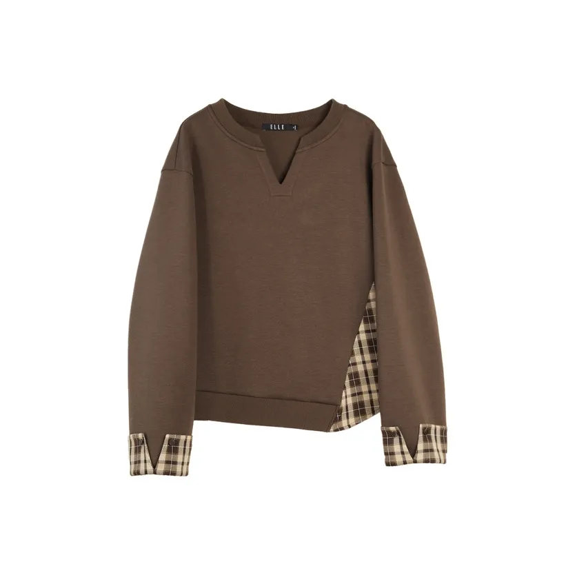 ELLE Кофе Женские Свитшоты