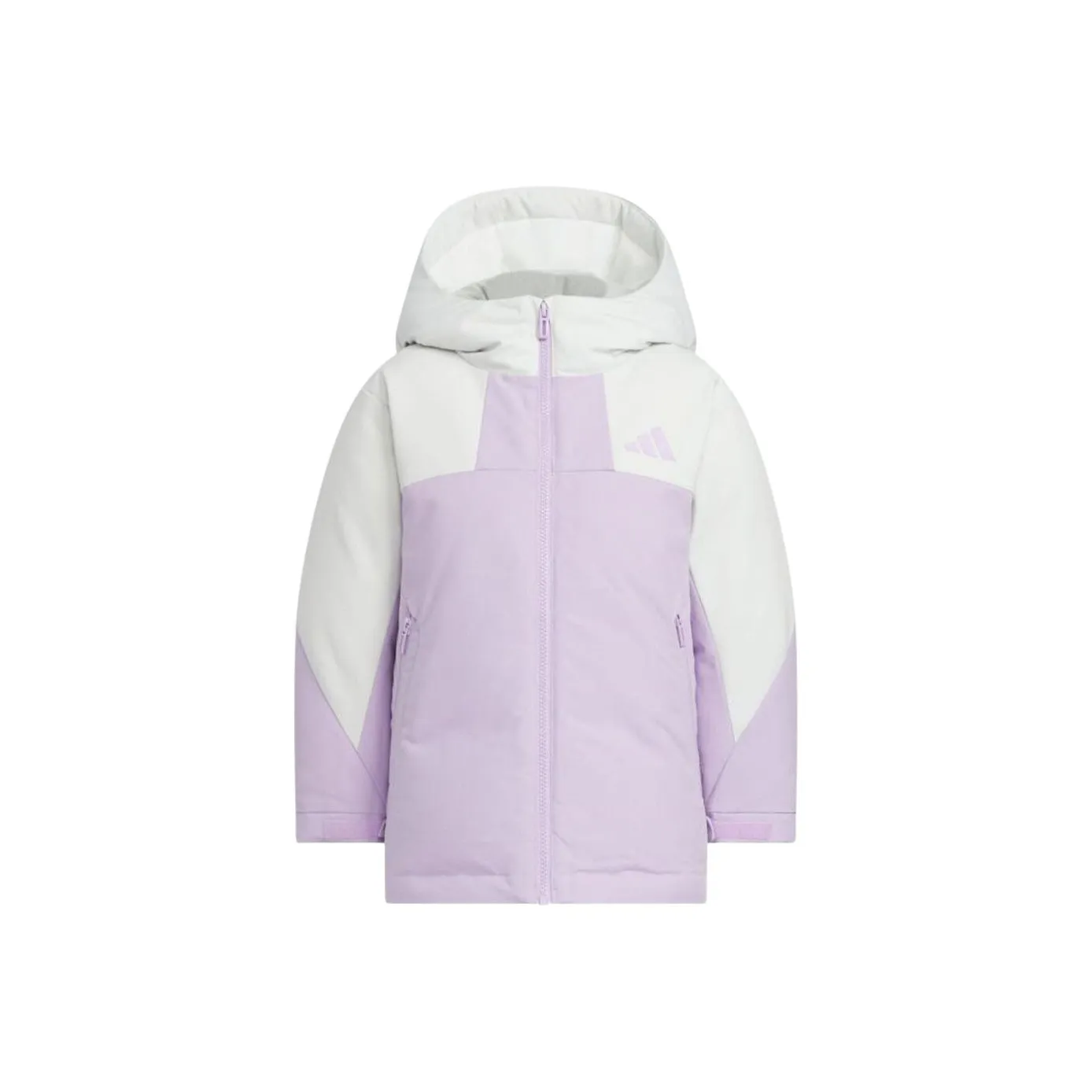 Adidas Белый Фиолетовый Цвет Детские Утеплённые Куртки