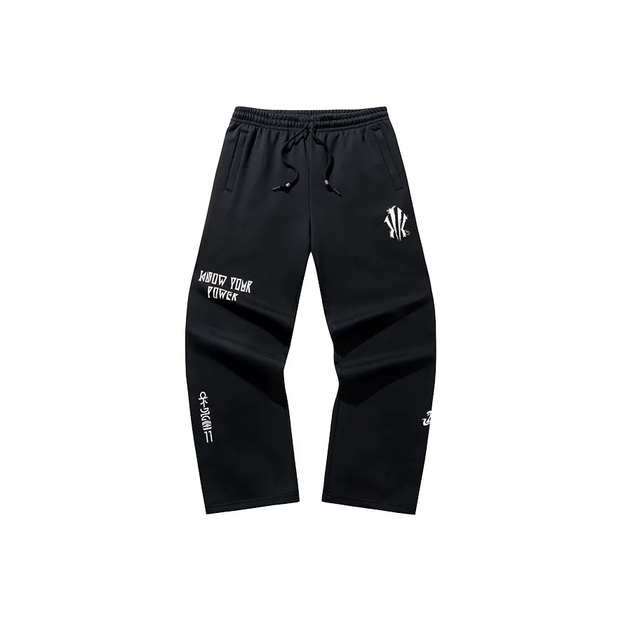 ANTA Irving Collection Basketball Collection Вязаные тренировочные брюки унисекс