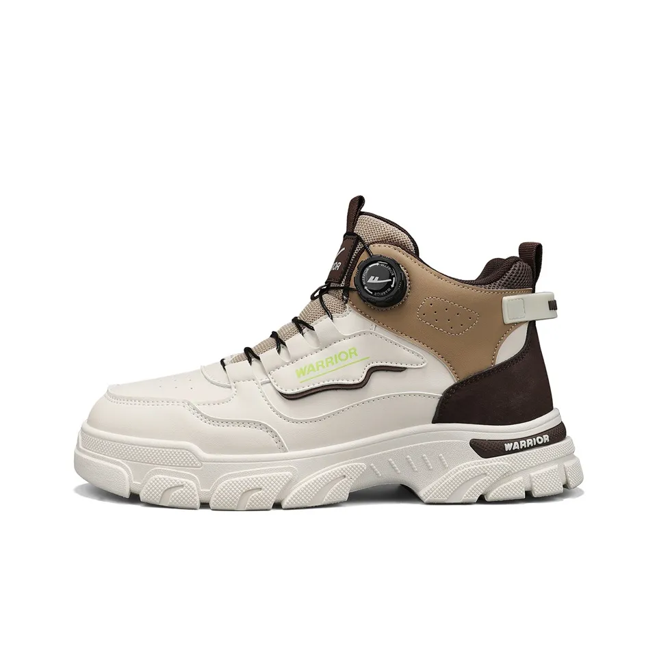 WARRIOR Martin Boots Beige Khaki Brown Men's