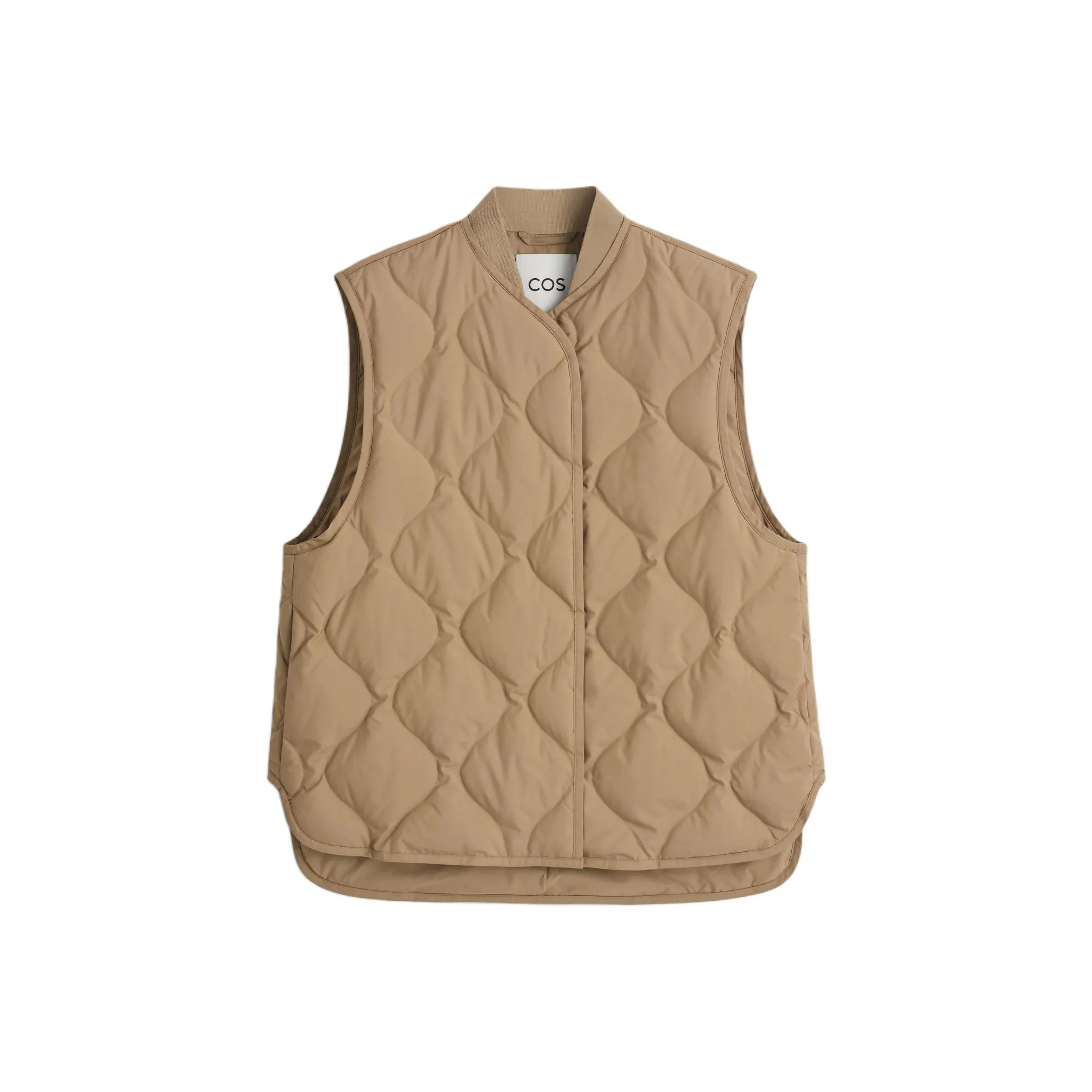 COS Темный Бежевый Женские Жилеты
