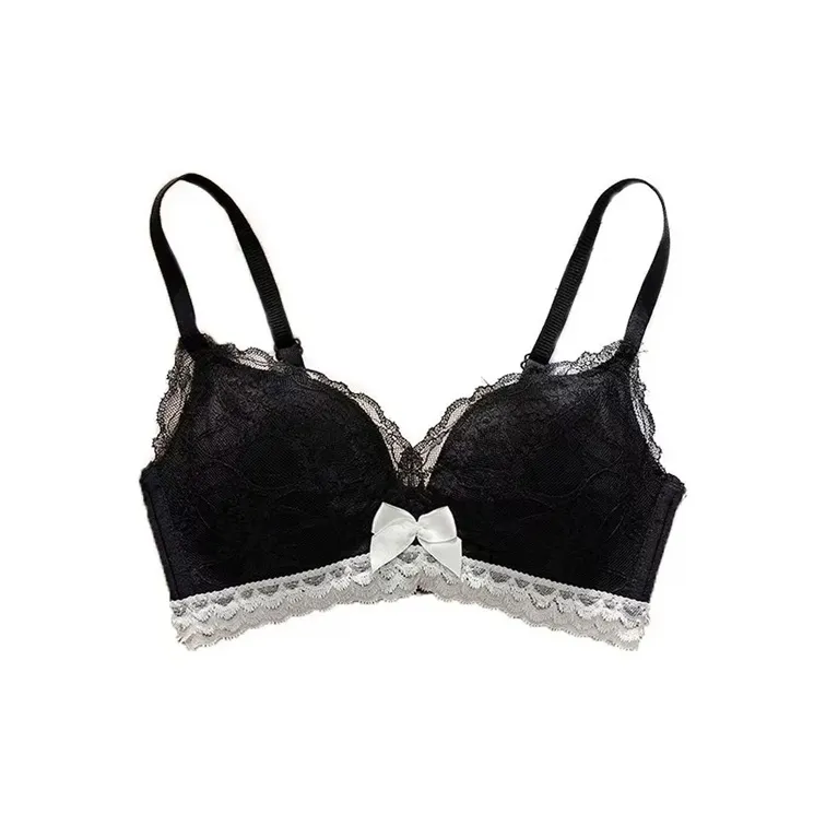 Dippanis Черный Женский Бюстгальтер