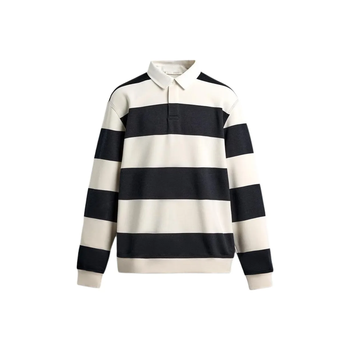 ZARA Бежевый Морской Синий Мужская Поло