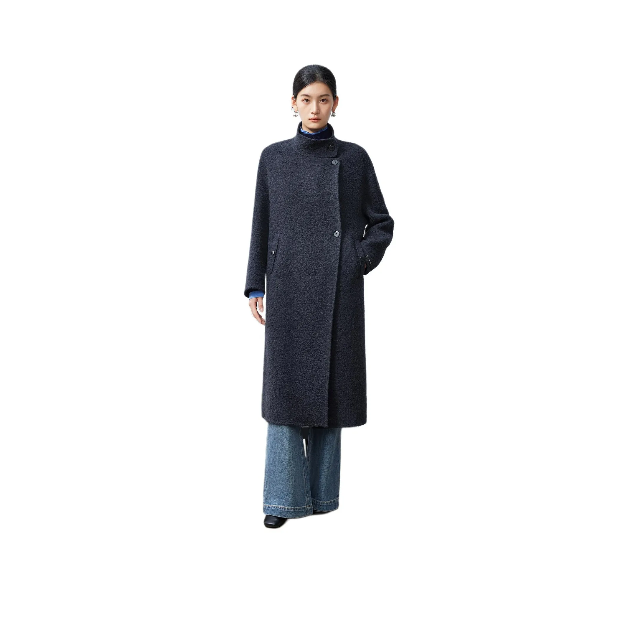 THE SEA LIFE Темно-синий женский пальто