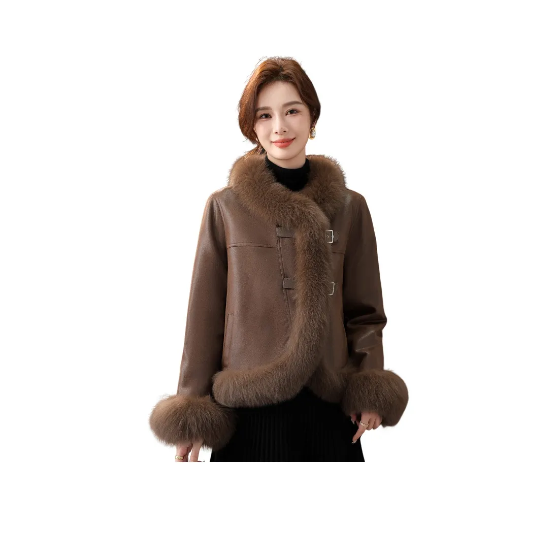 PIERRE CARDIN Кожа Куртка Женская