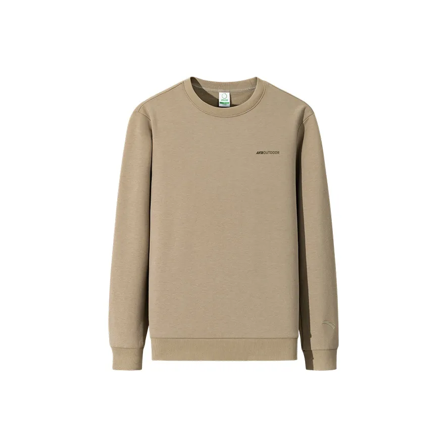 ANTA Деревянный хаки Мужские Свитшоты