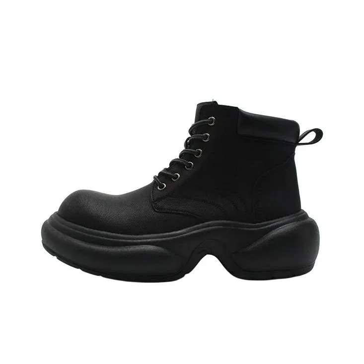 CHAOSHU Crew Derby Martin Boots Men's