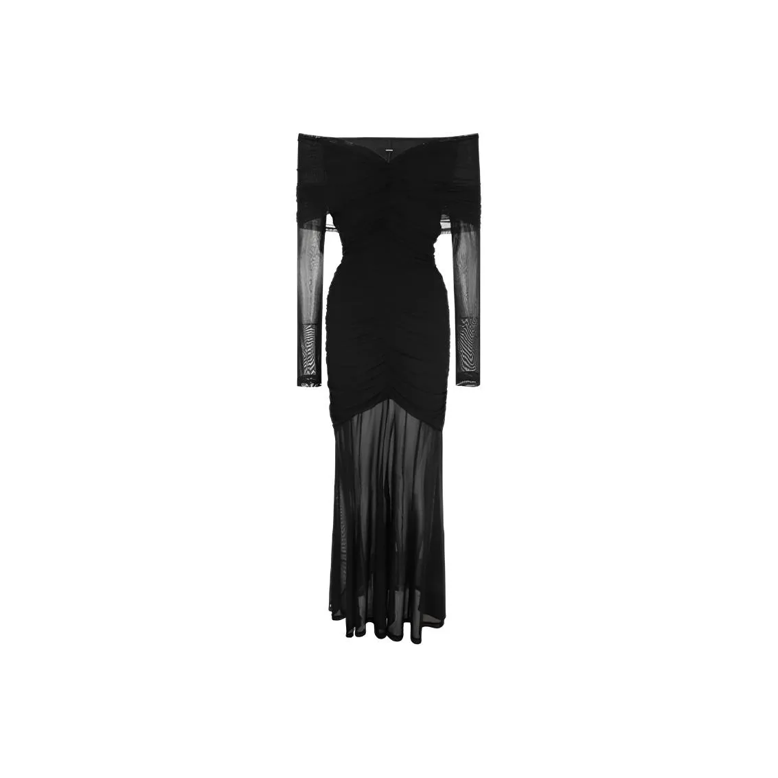 COMMA GIRL Длинное платье с длинными рукавами женское