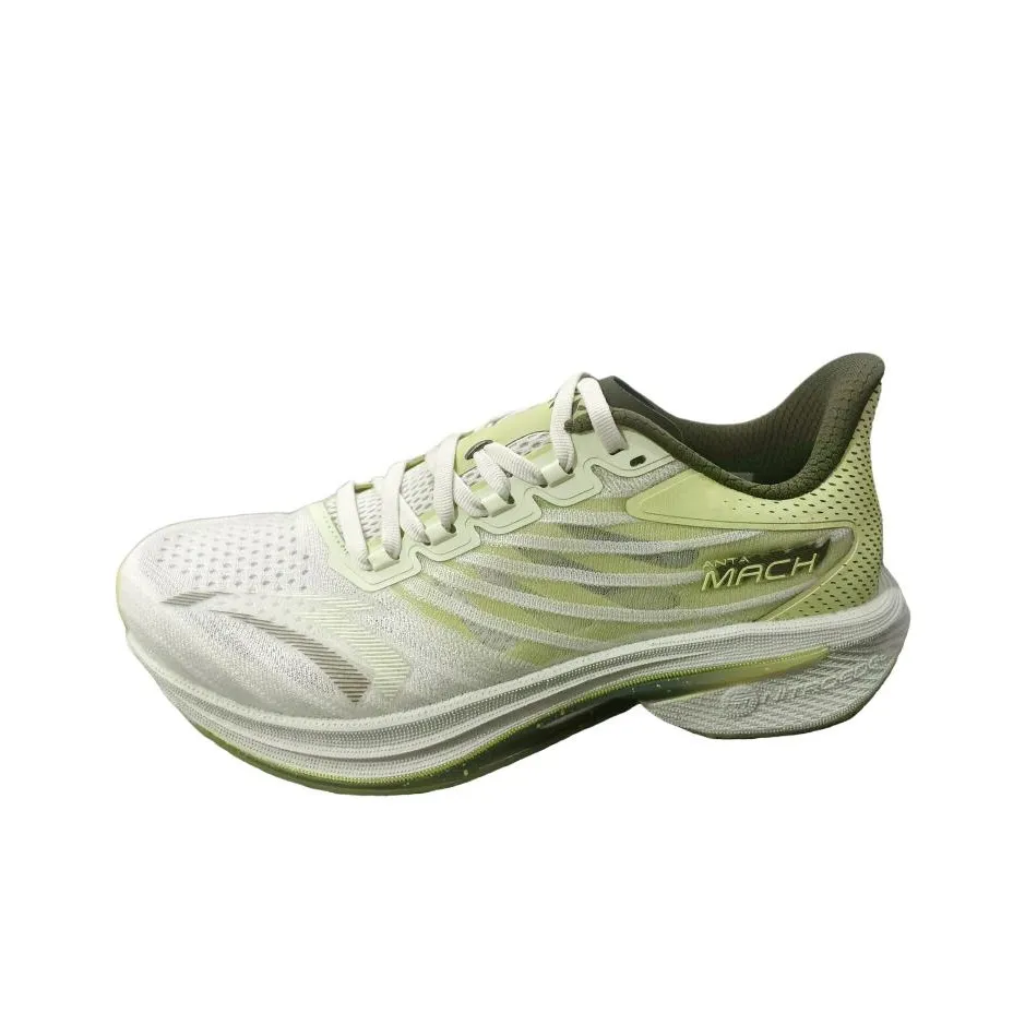 ANTA Амортизация Износостойкий Низкий Топ Повседневные Беговые Кроссовки Женские Белые Зеленые